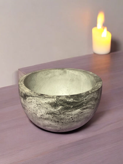 LS Design Large Wax Melt/Oil Burner Bowl (Black,White,Grey Marble)